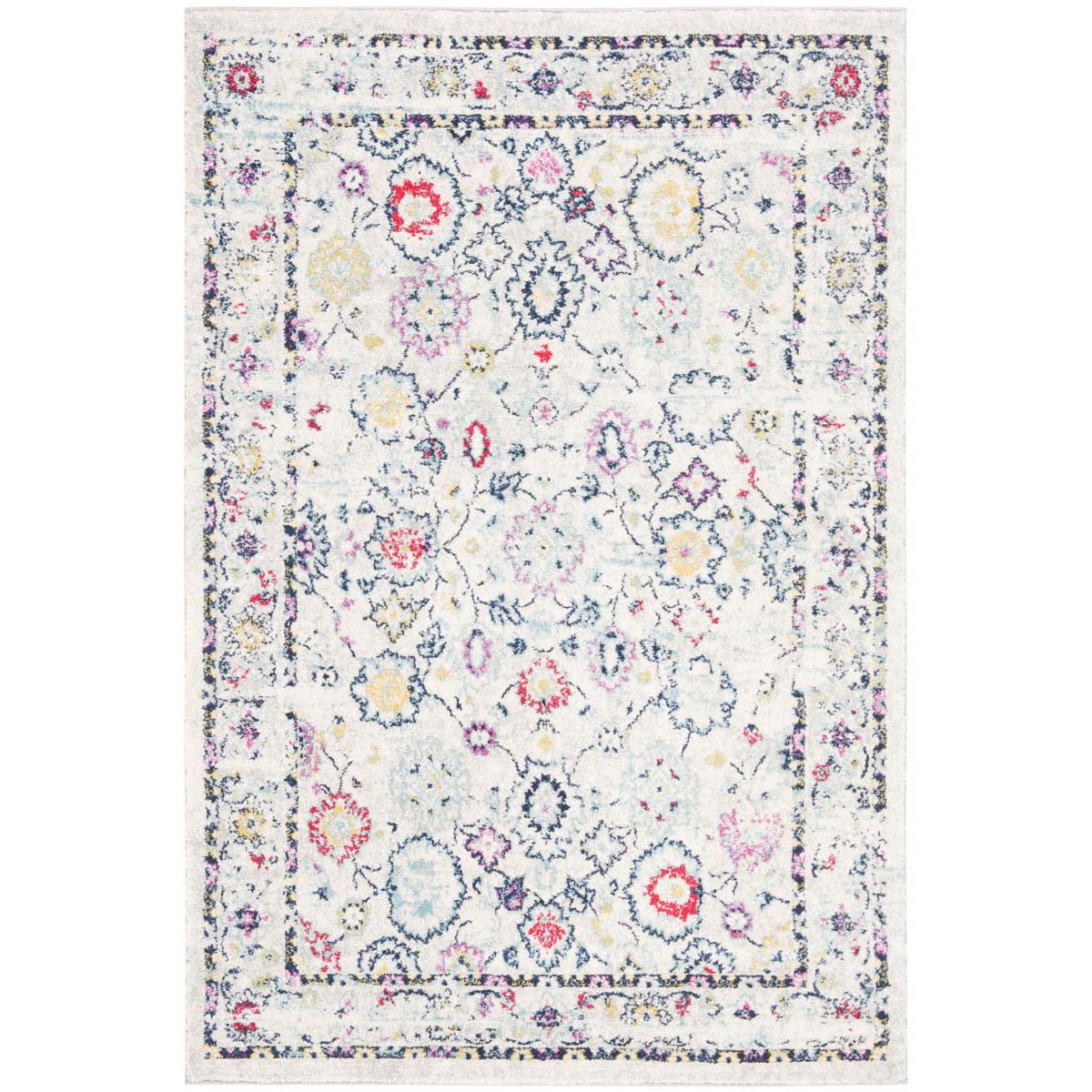 Light Grey / Fuchsia