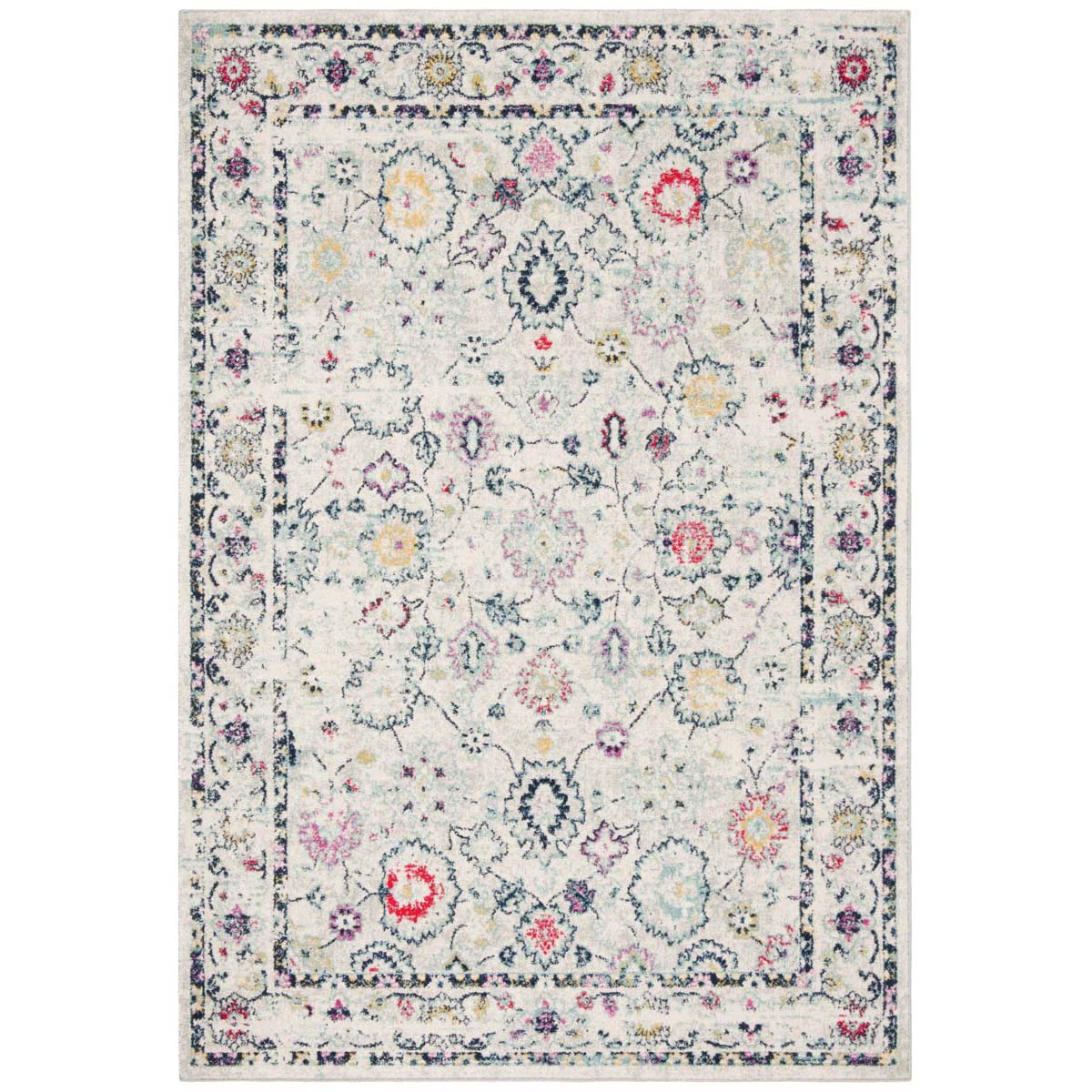 Light Grey / Fuchsia