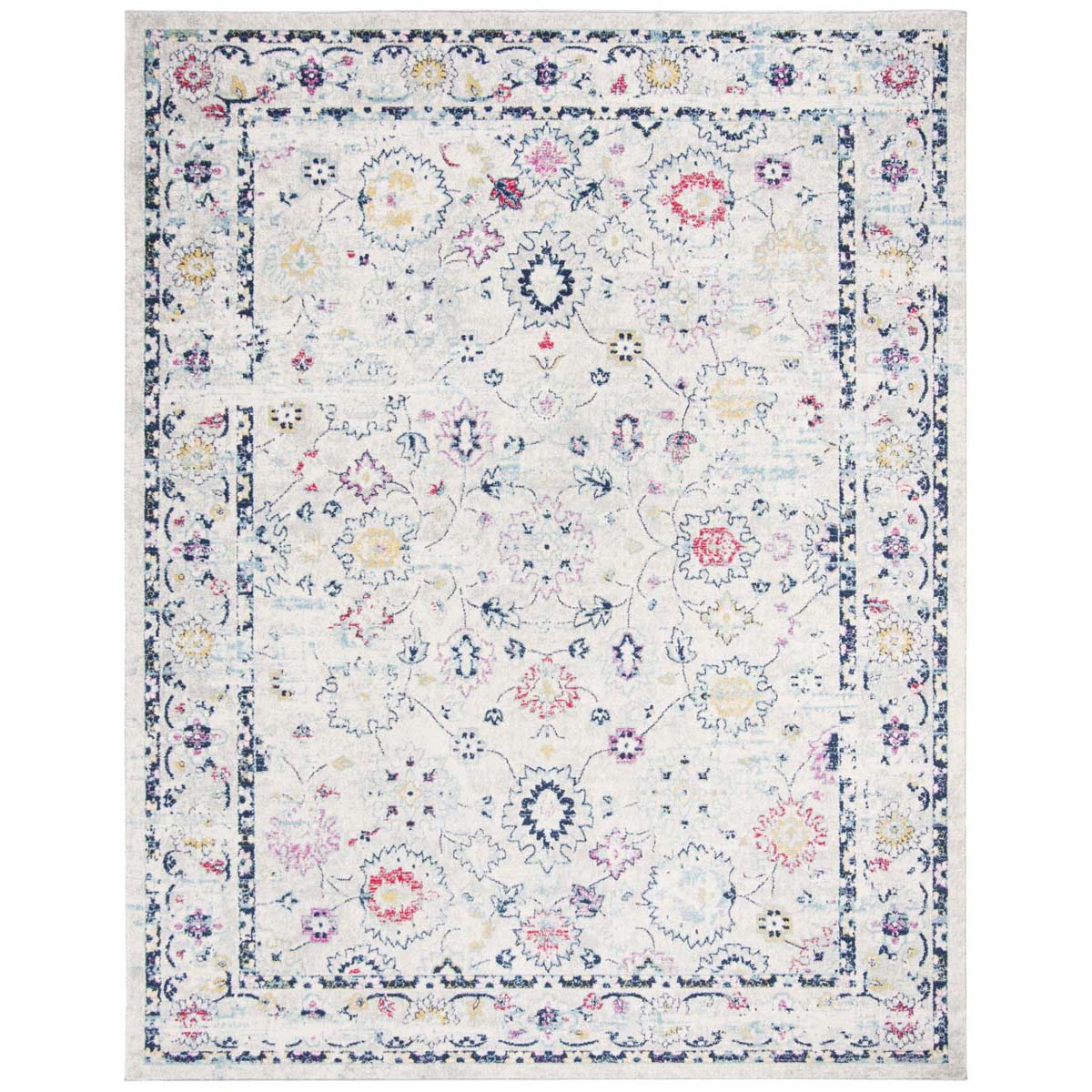 Light Grey / Fuchsia