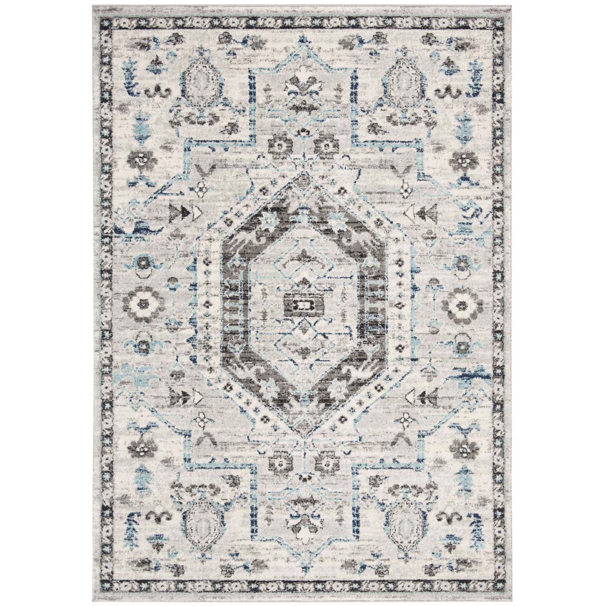 Safavieh Madison 928 Rug, MAD928 - GREY / DARK GREY