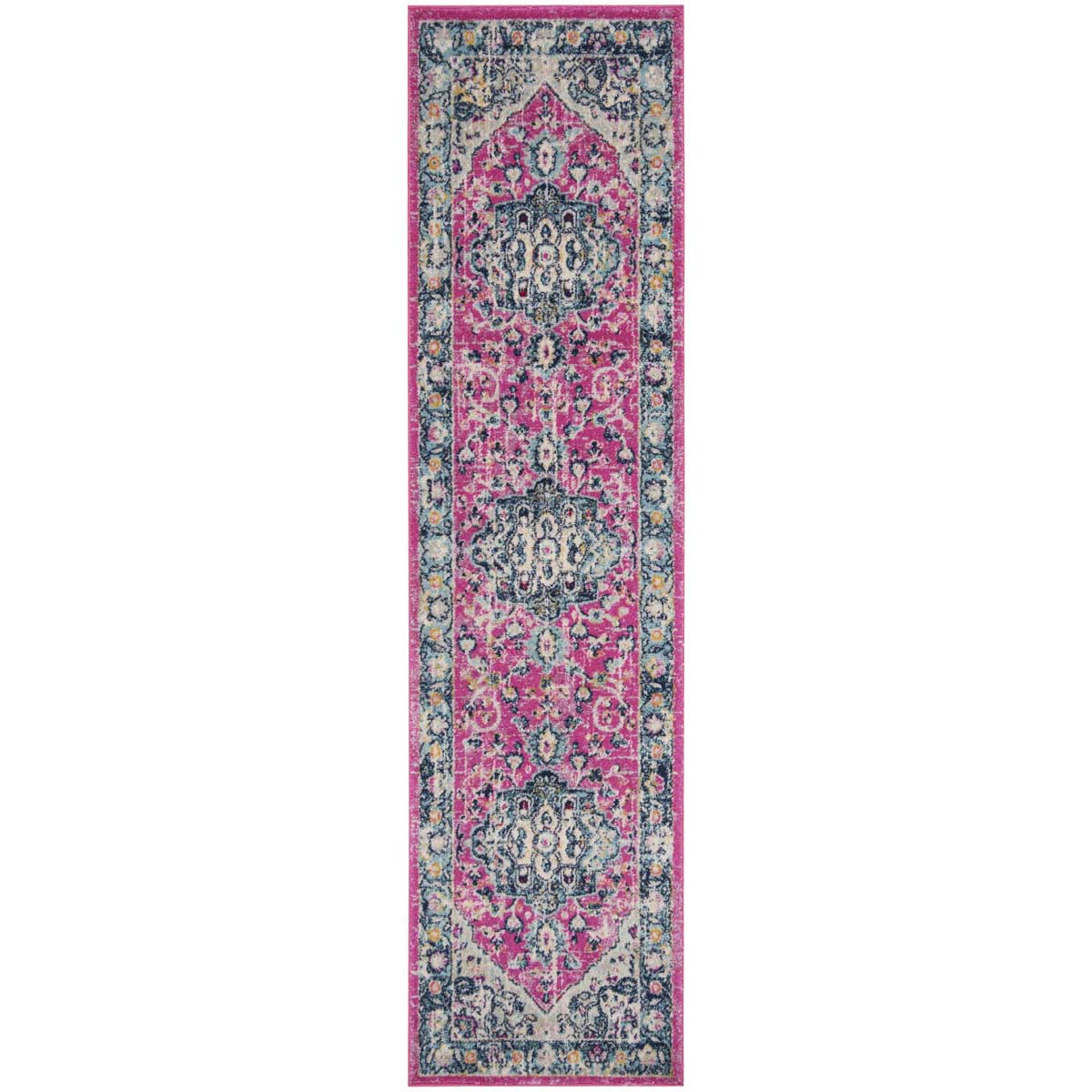 Safavieh Madison 930 Rug, MAD930 - FUCHSIA / AQUA