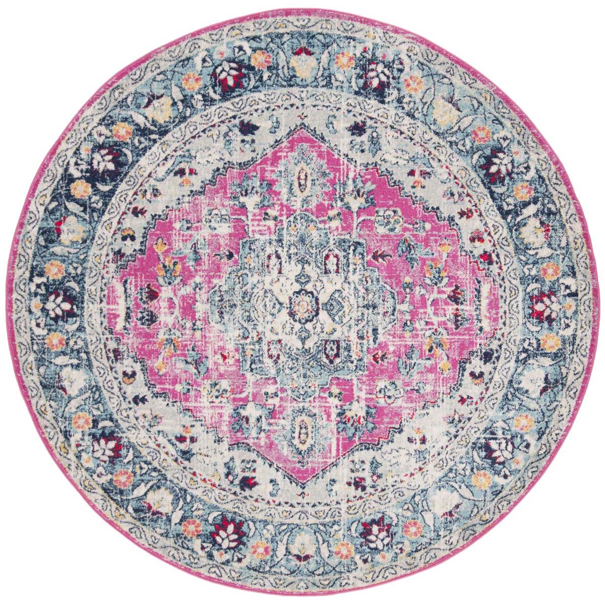 Safavieh Madison 930 Rug, MAD930 - FUCHSIA / AQUA