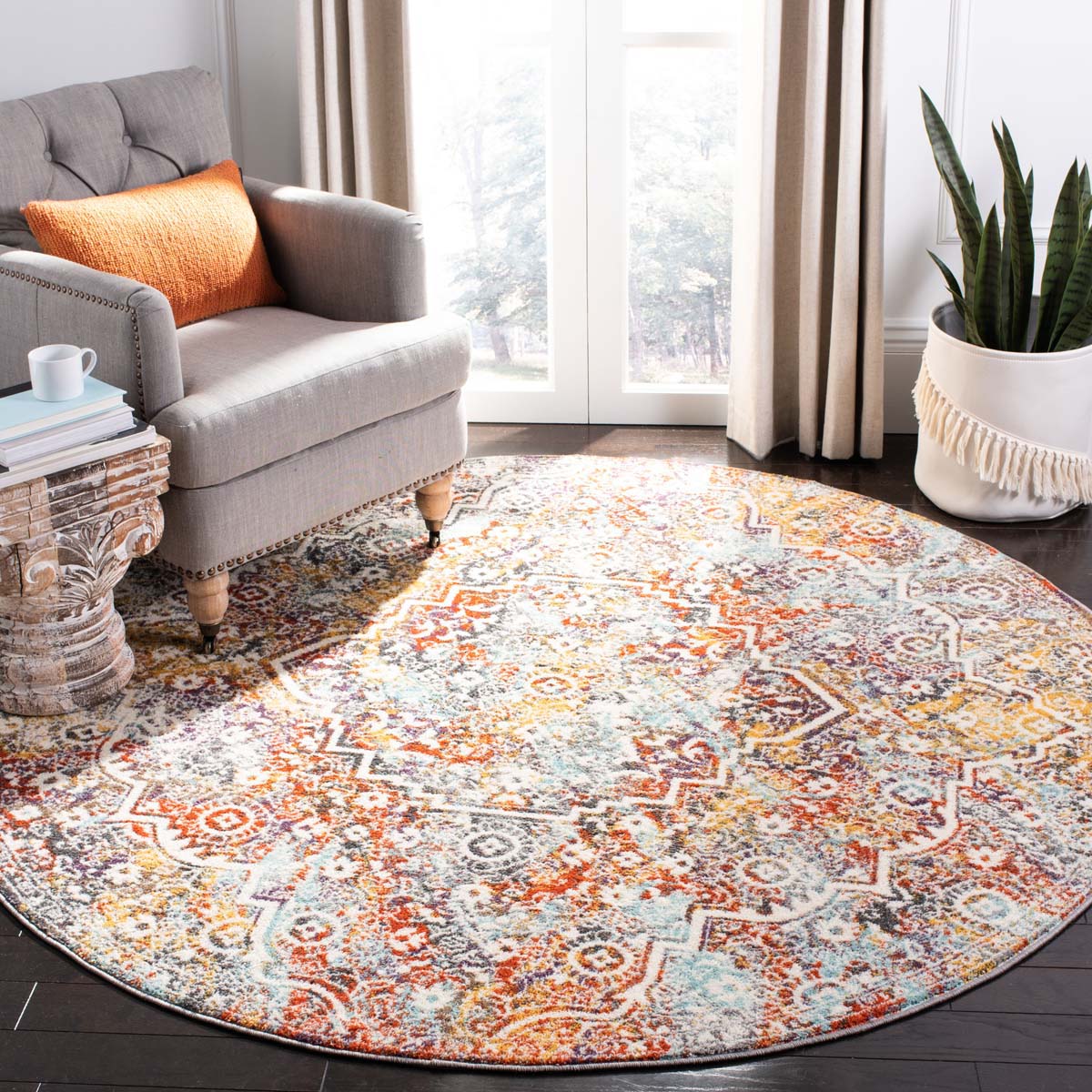 Safavieh Madison 946 Rug, MAD946 - LIGHT GREY / LIGHT BLUE