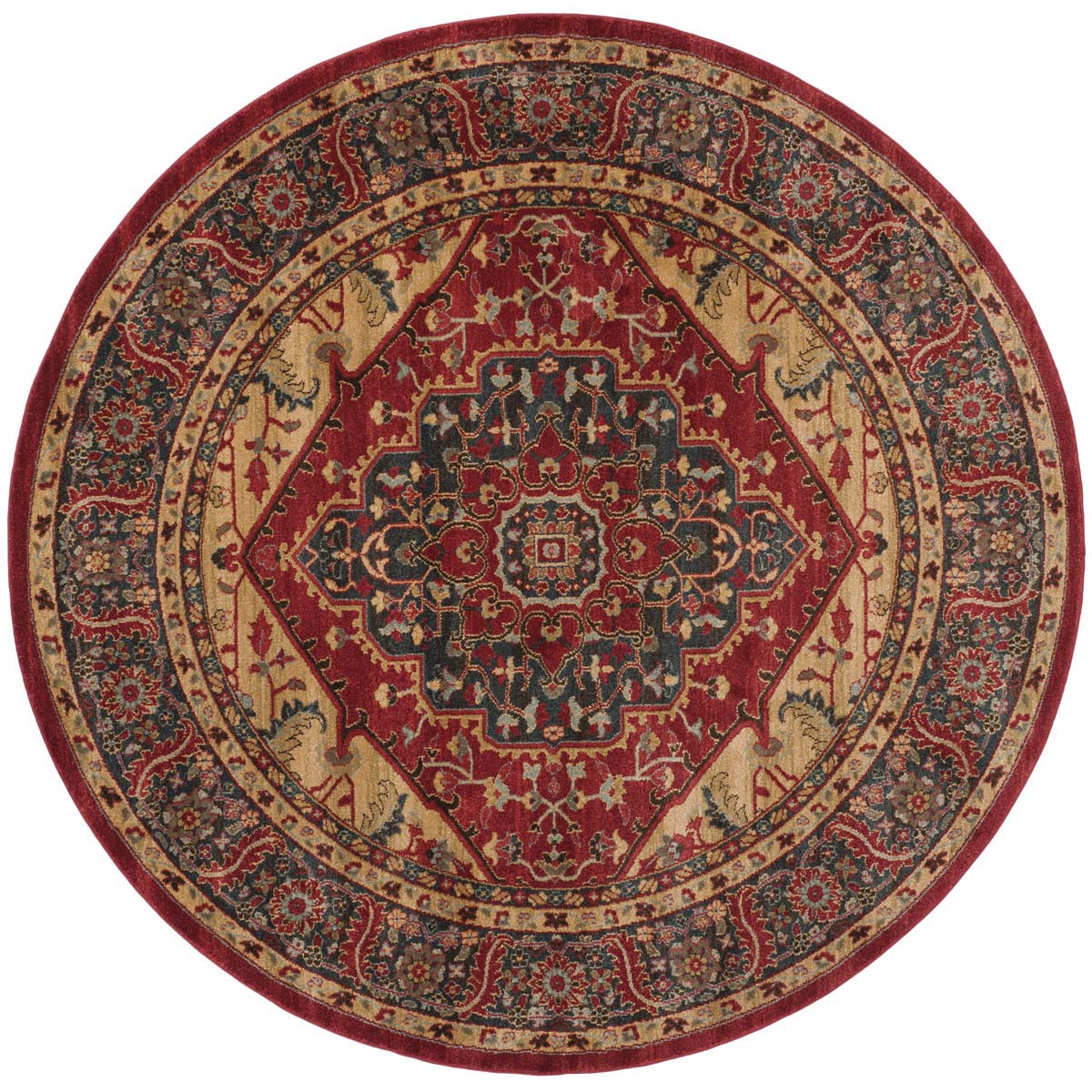 Safavieh Mahal 621 Rug, MAH621 - Navy / Red