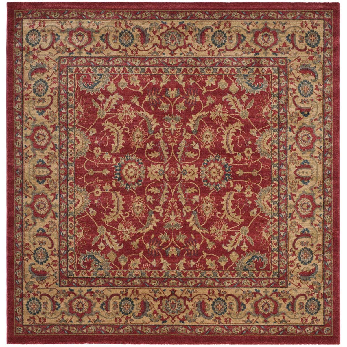 Safavieh Mahal 699 Rug, MAH699 - Red / Natural
