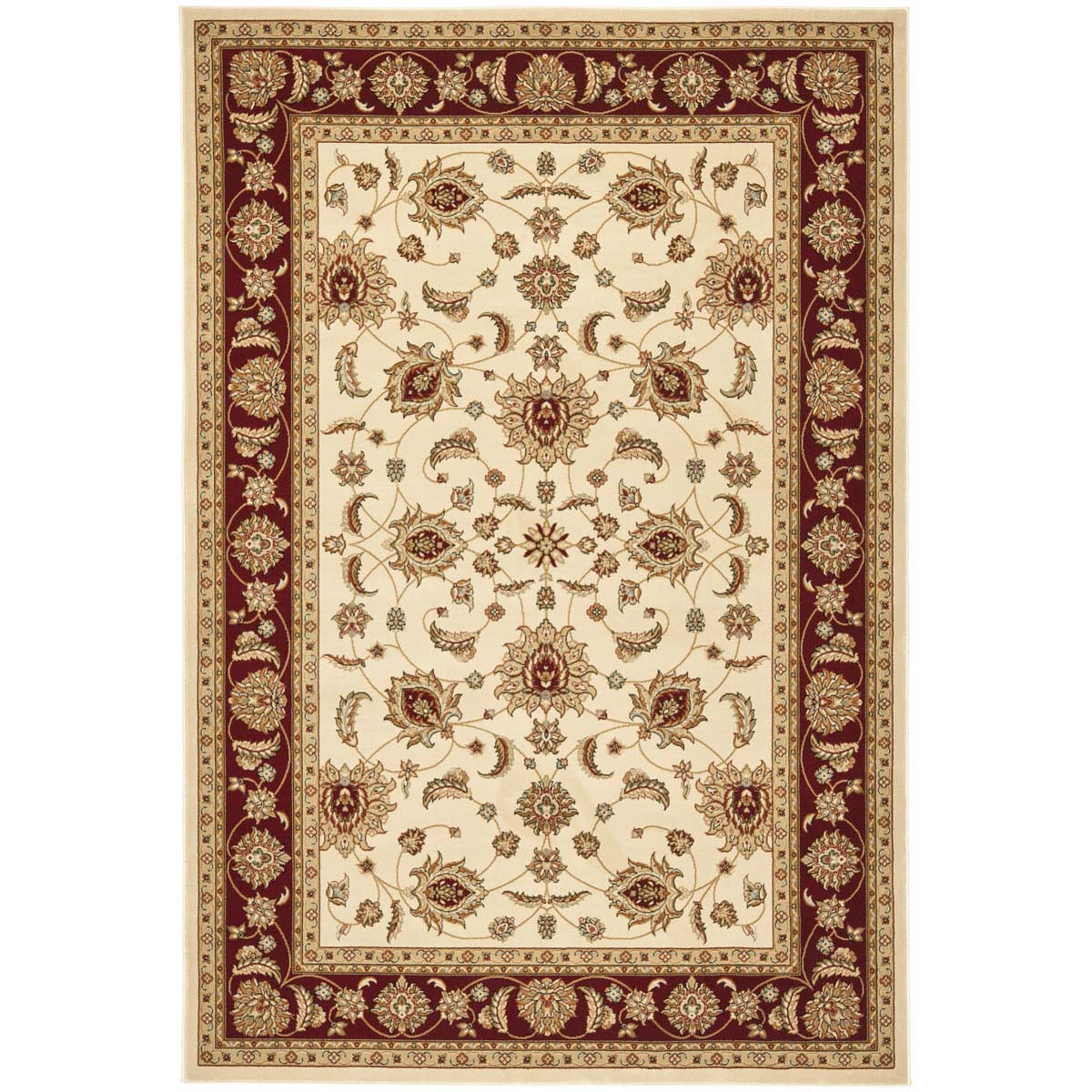 Safavieh Majesty 478 Rug, MAJ478 - Creme / Red