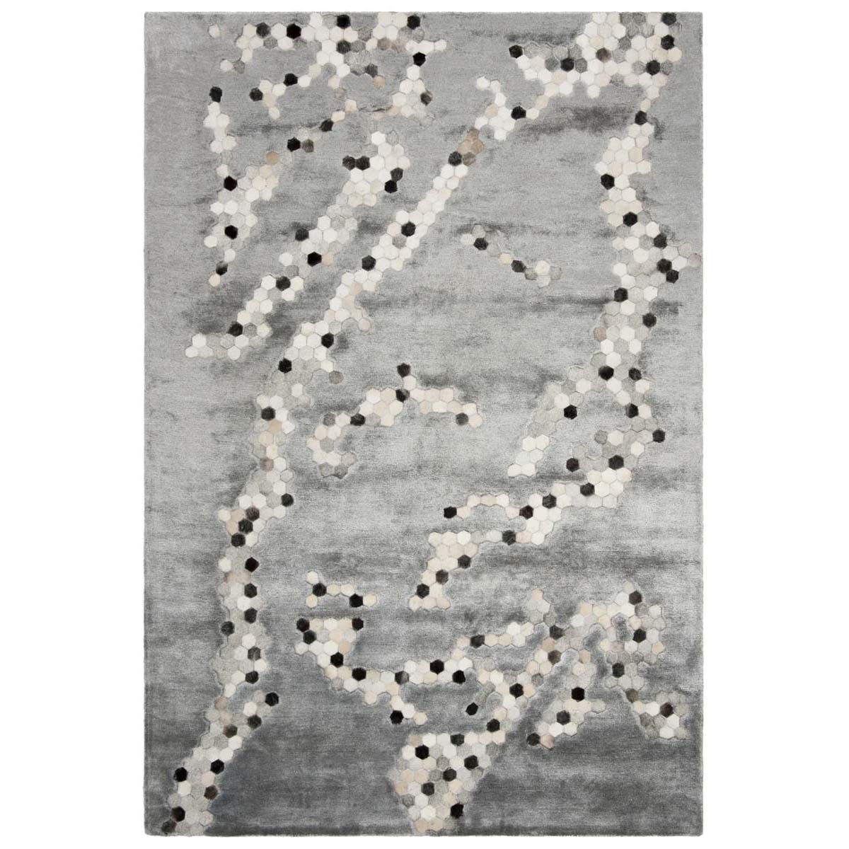 Safavieh Manhattan 101 Rug, MAN101 - Grey / Ivory