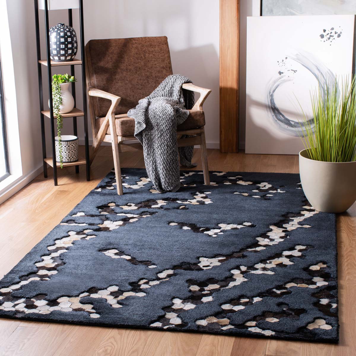Safavieh Manhattan 101 Rug, MAN101 - Black