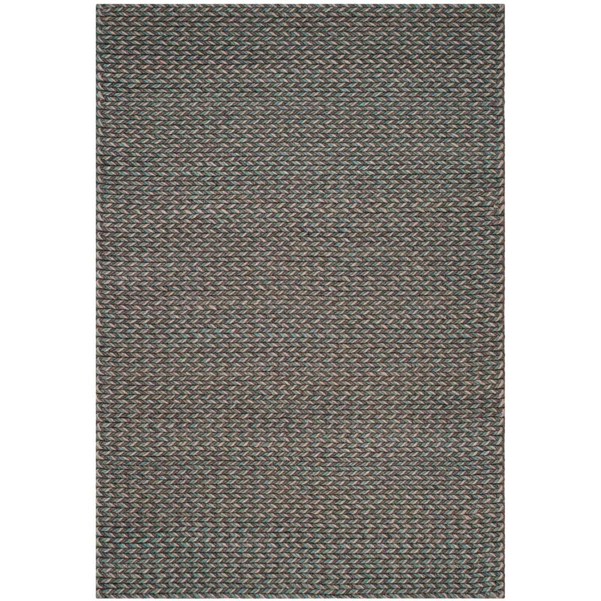 Safavieh Manhattan 258 Rug, MAN258 - Turquoise / Grey