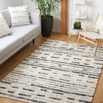 Safavieh Manhattan 350 Rug, MAN350 - Ivory / Dark Brown
