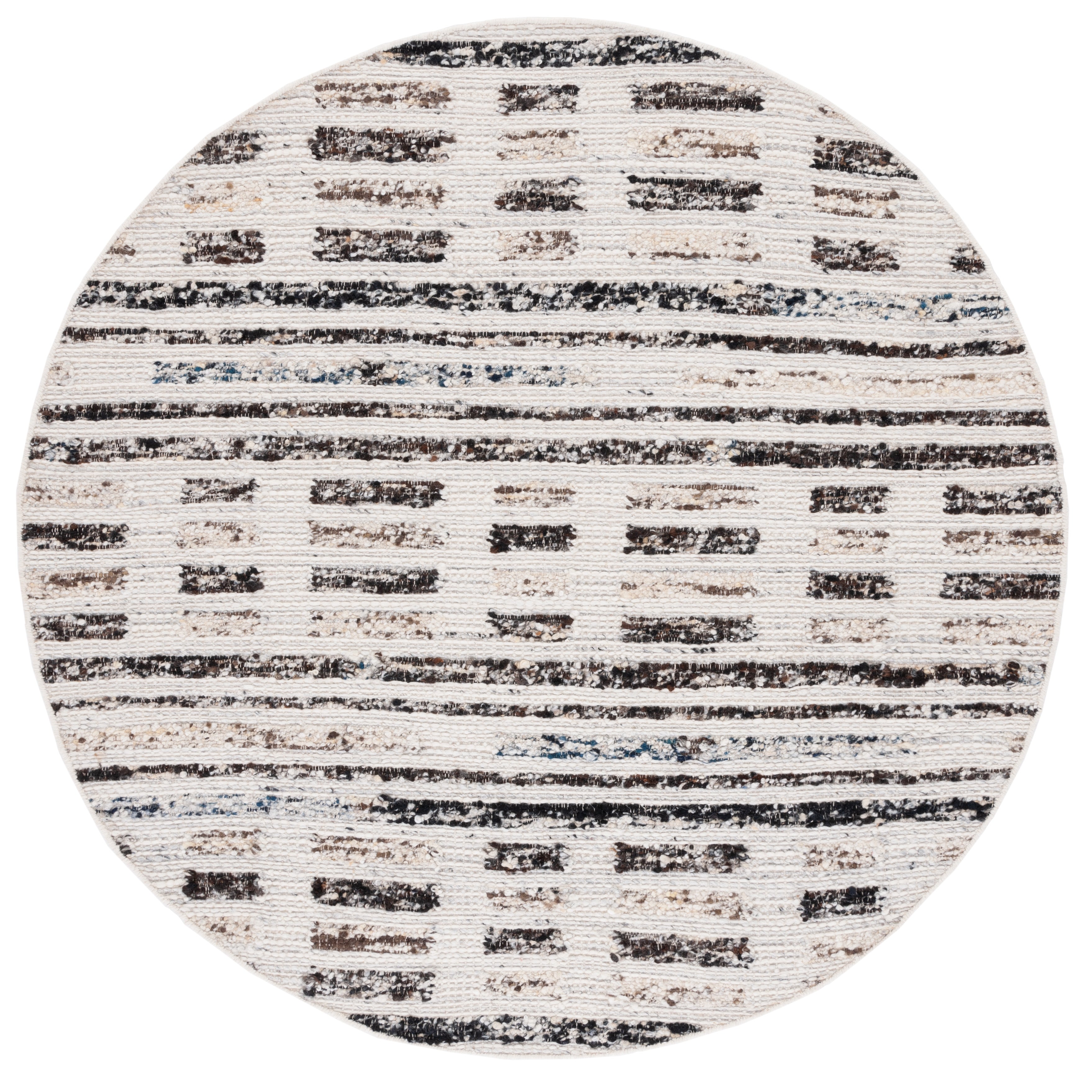 Safavieh Manhattan 350 Rug, MAN350 - Ivory / Dark Brown