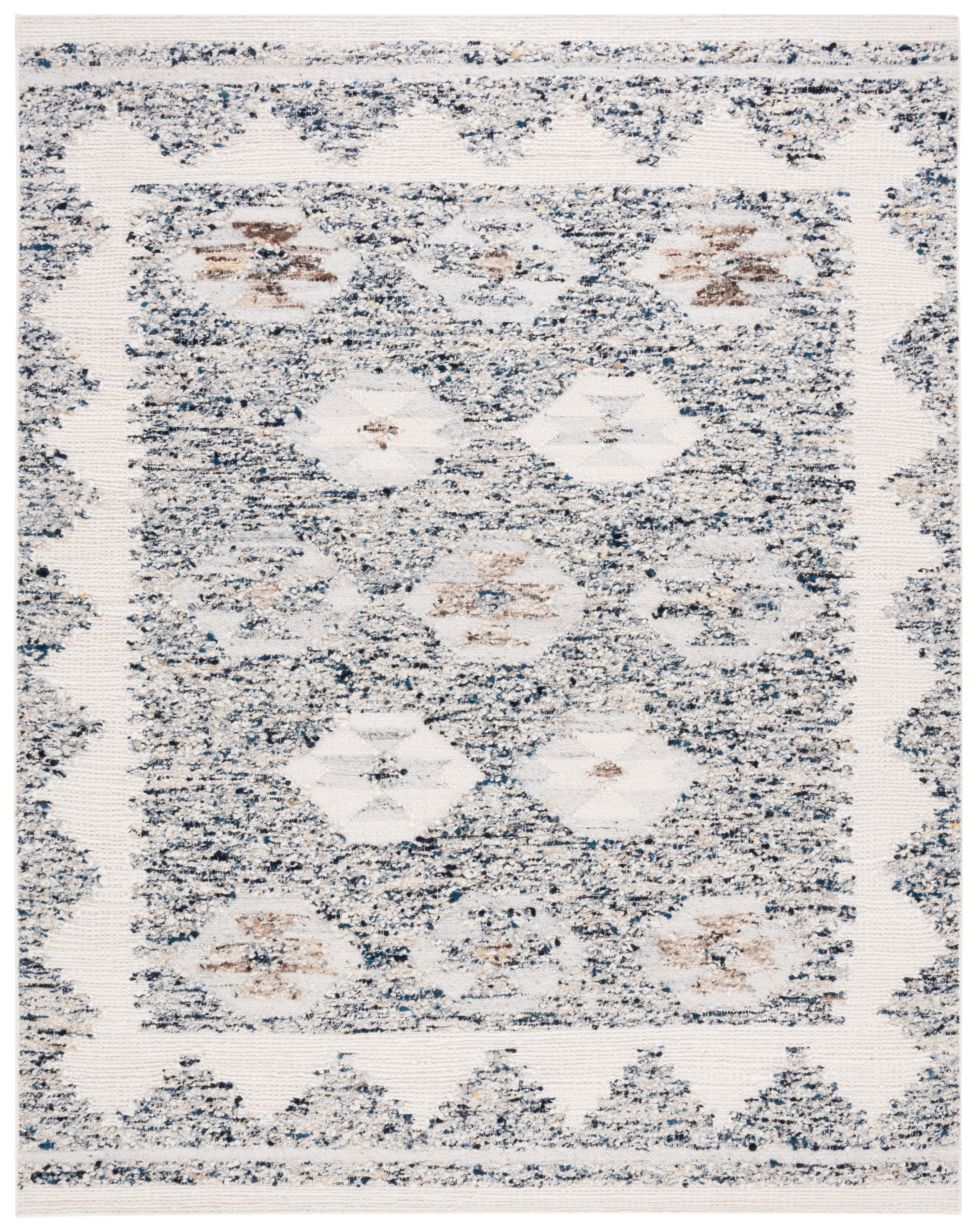 Safavieh Manhattan 351 Rug, MAN351 - Ivory / Blue