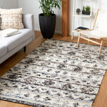 Safavieh Manhattan 353 Rug, MAN353 - Ivory / Black