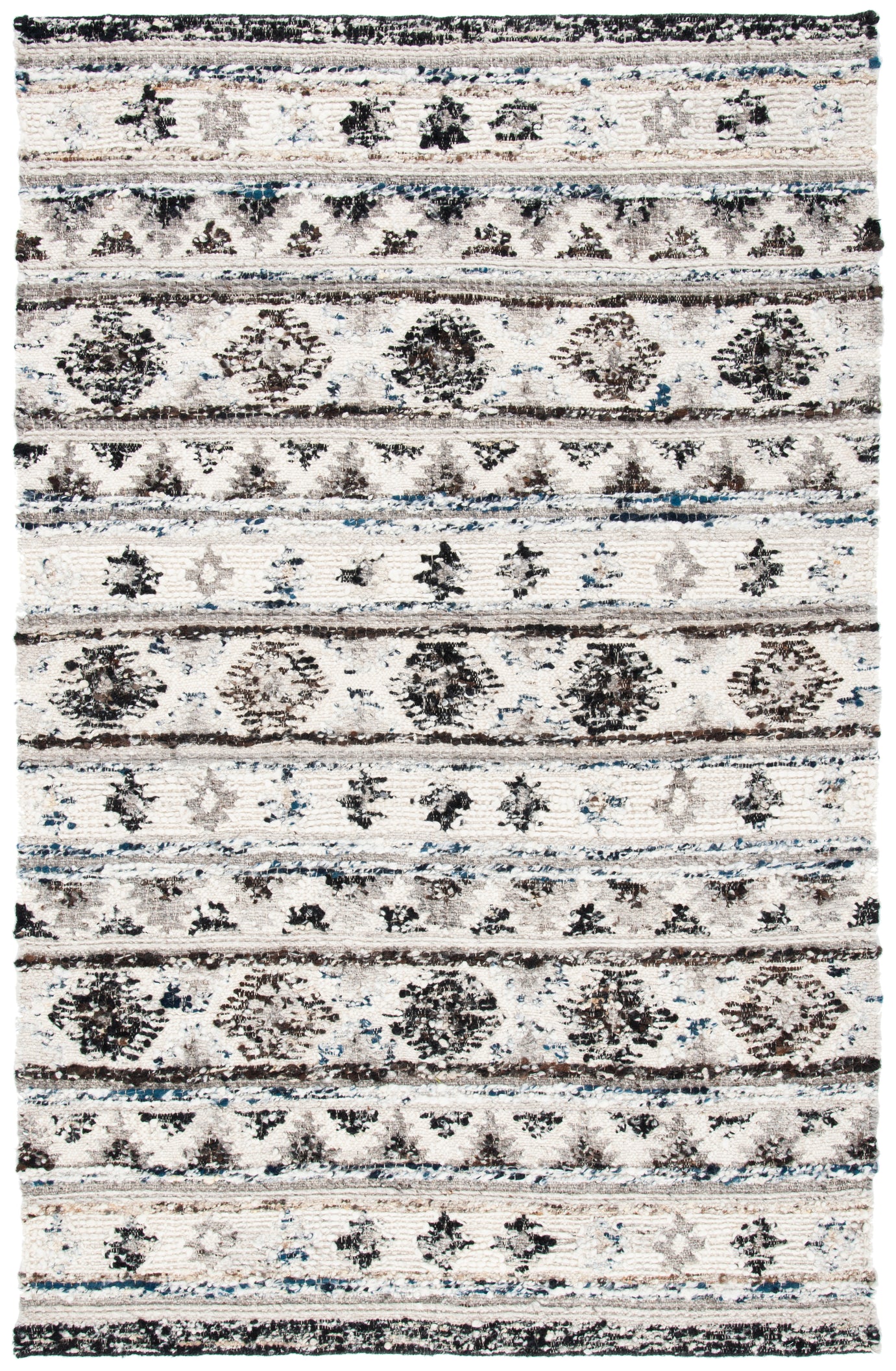 Safavieh Manhattan 353 Rug, MAN353 - Ivory / Black