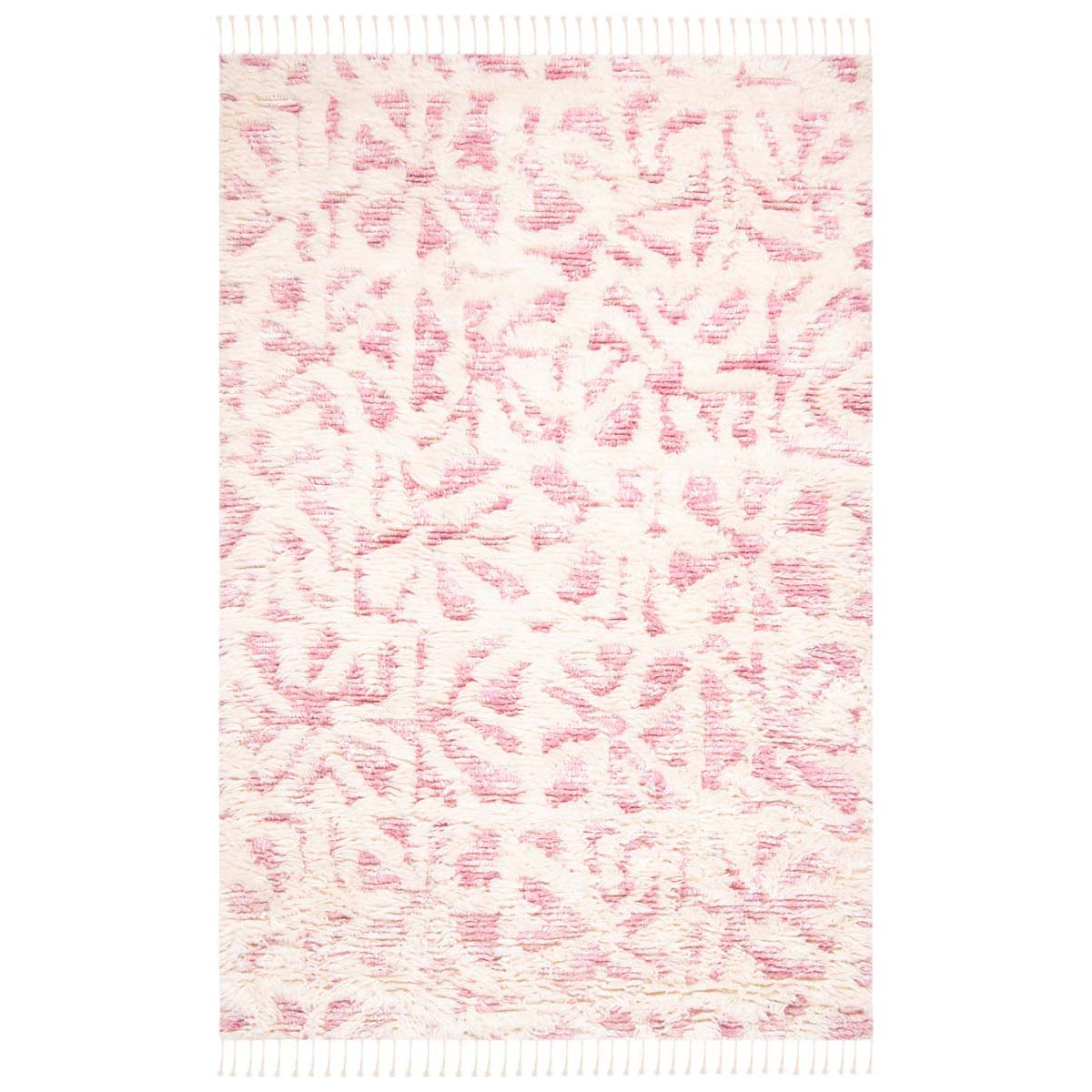 Safavieh Manhattan 460 Rug, MAN460 - Ivory / Pink