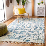 Safavieh Manhattan 462 Rug, MAN462 - Ivory / Blue