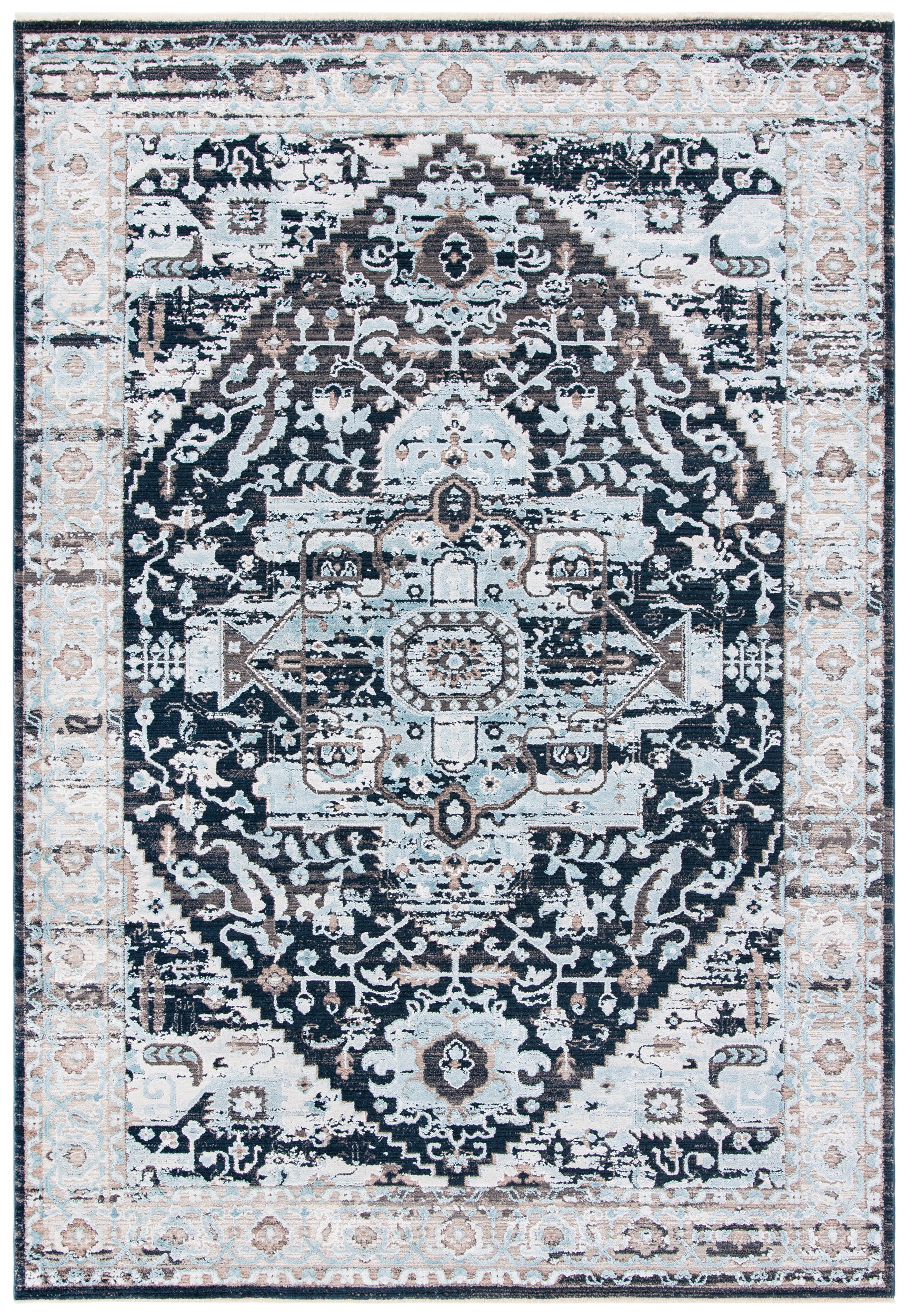 Safavieh Mayflower 215 Rug, MAY215 - Blue / Ivory