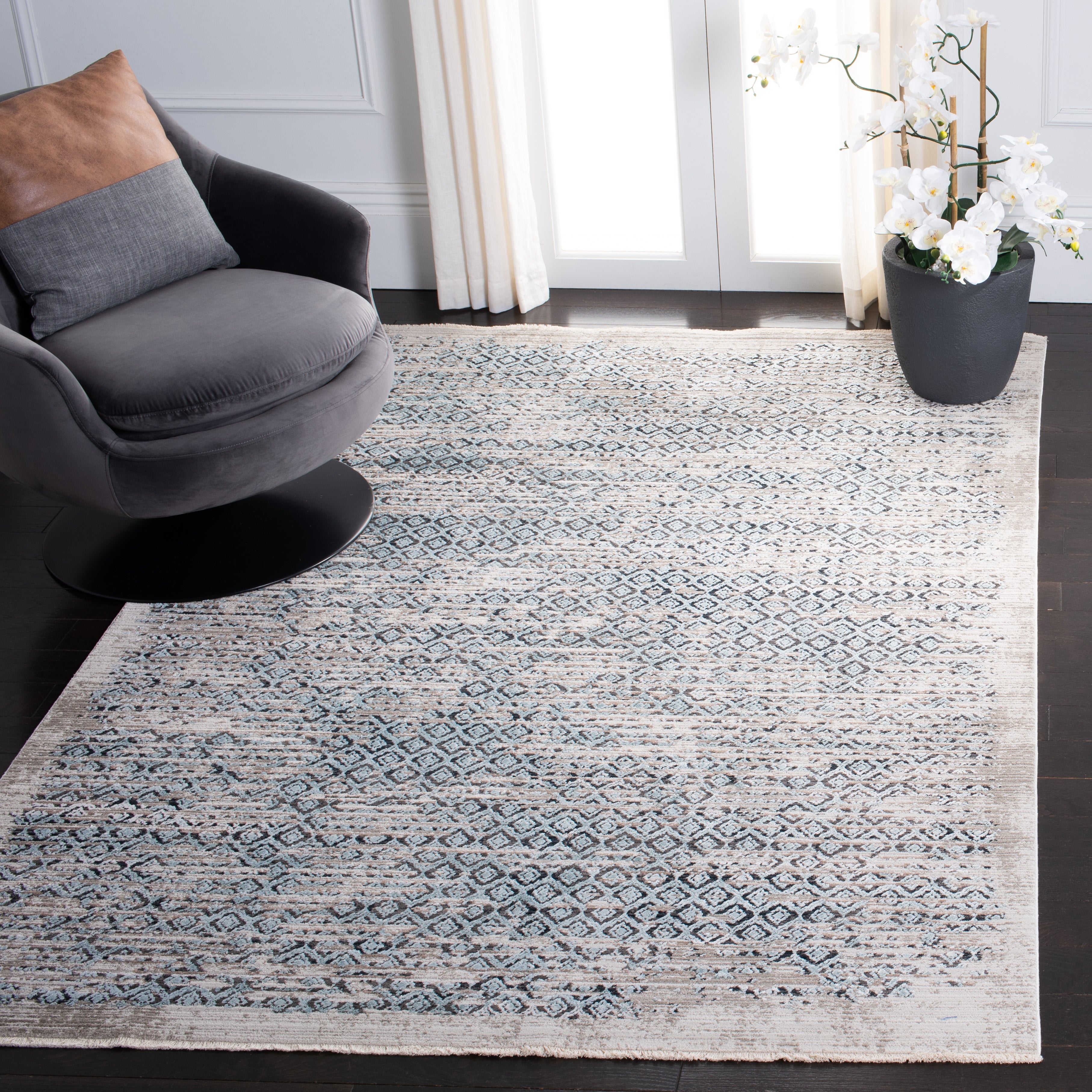 Safavieh Mayflower 257 Rug, MAY257 - Ivory / Blue