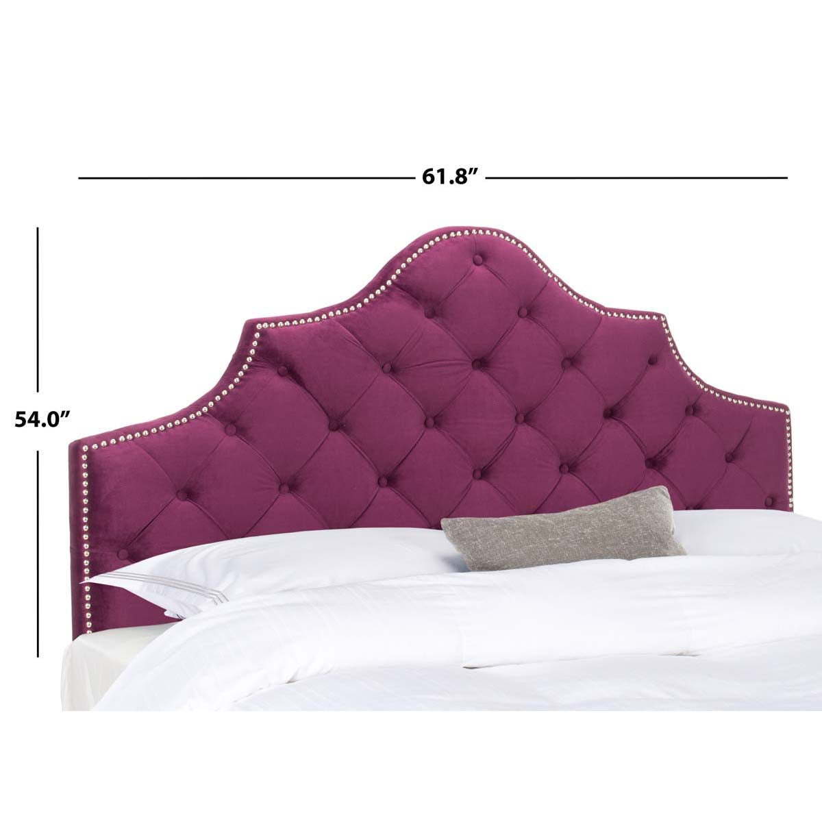 Safavieh Arebelle Headboard, MCR4035 - Aubergine