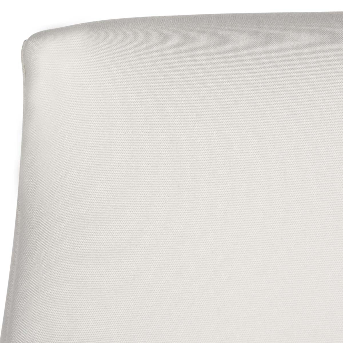 Safavieh Hollywood Glam Tufted Acrylic White Club Chair W/ Silver Nail Heads , MCR4214 - White / Clear