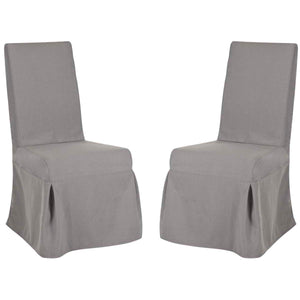 Safavieh Adrianna 19''H Linen Slipcover Chair (Set Of 2), MCR4521