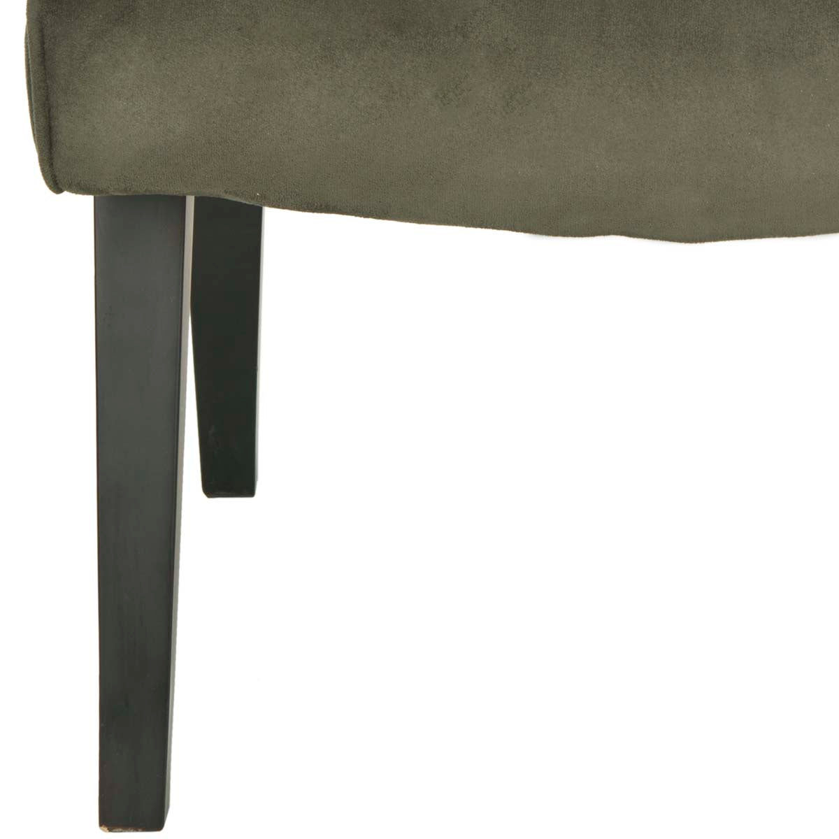 Safavieh Mandell Chair W/ Buttons , MCR4552 - Forest Green