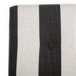 Safavieh Mandell Chair W/ Buttons , MCR4552 - Black / White