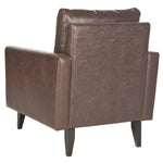 Safavieh Mid Century Modern Caleb Club Chair , MCR4569 - Antique Brown