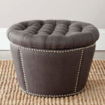 Safavieh Vanessa Ottoman , MCR4637 - Charcoal