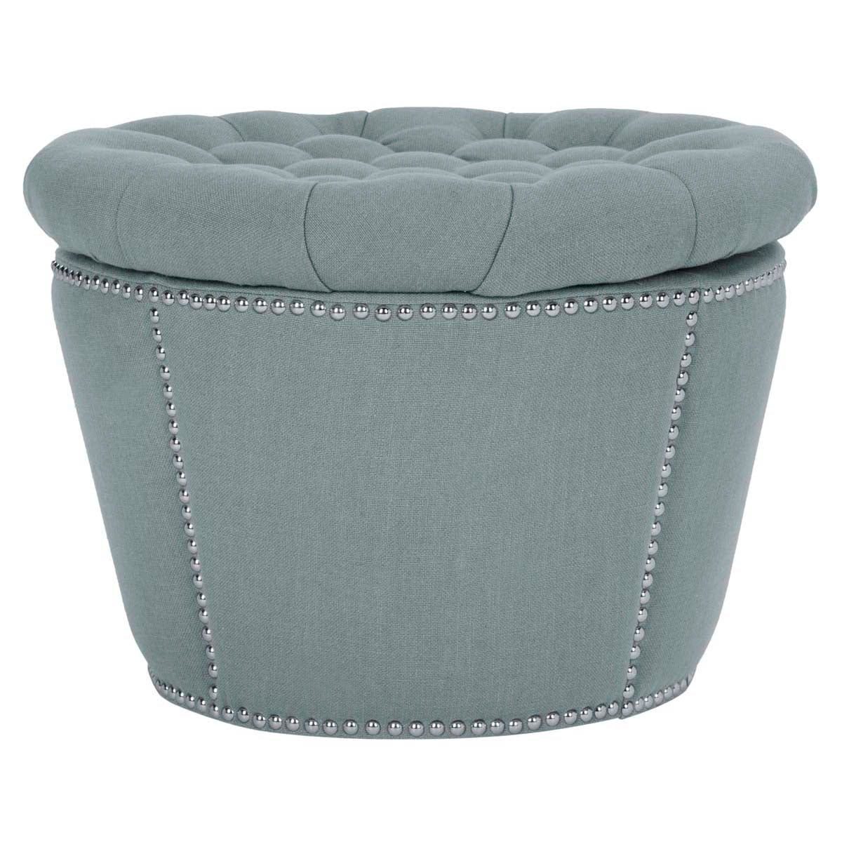 Safavieh Vanessa Ottoman , MCR4637 - Sky Blue