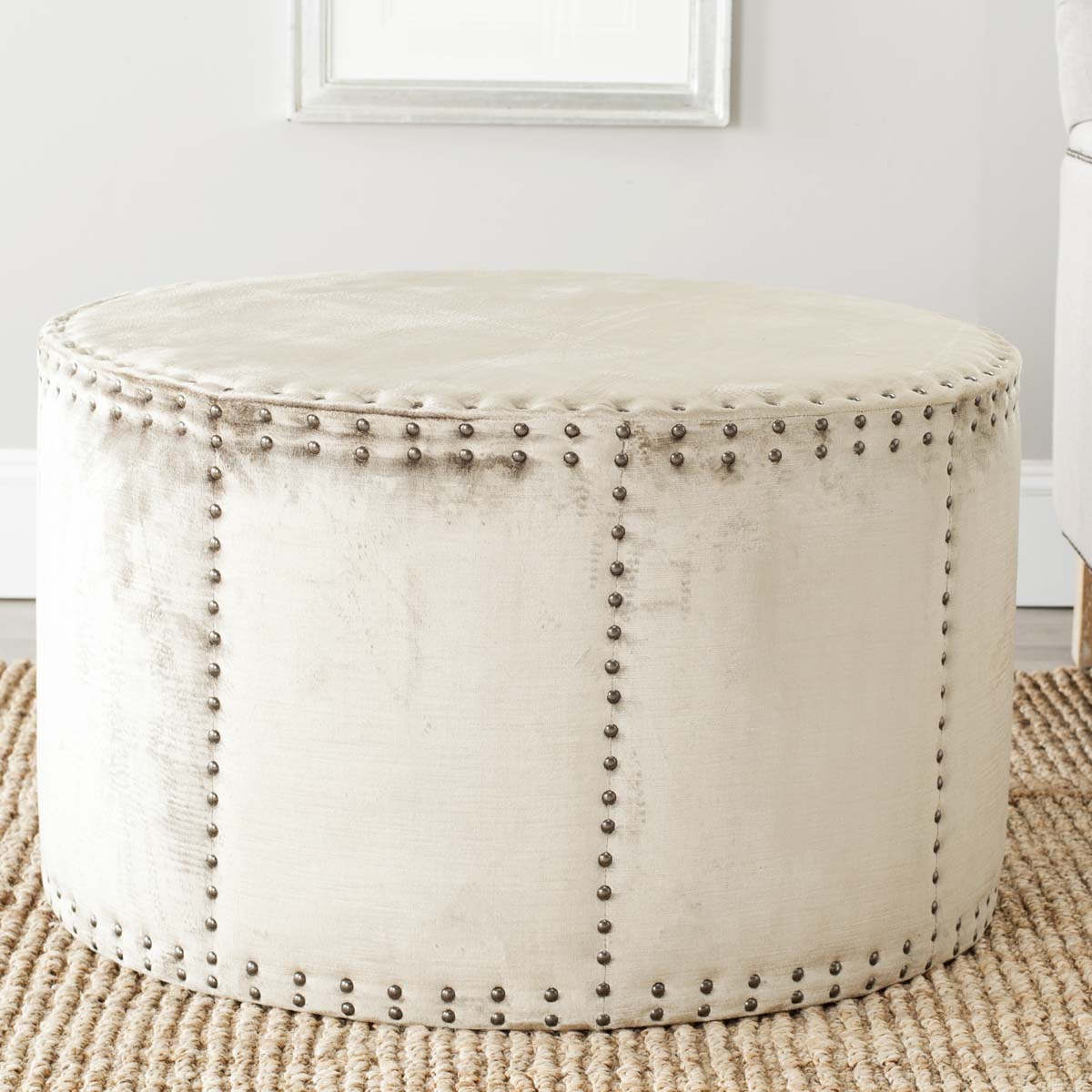 Safavieh Sherri Cocktail Ottoman , MCR4640 - Sage