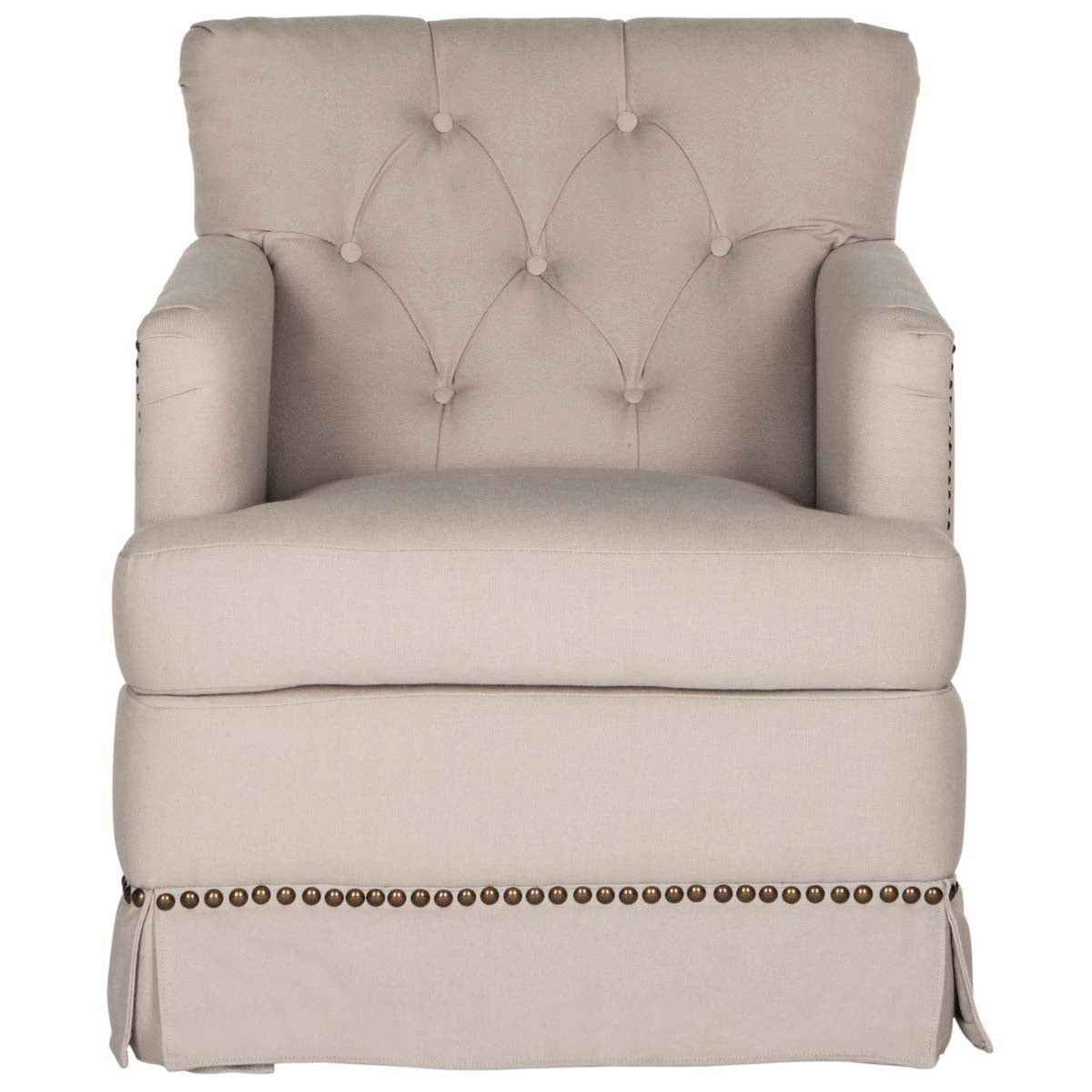 Safavieh Millicent Swivel Accent Chair , MCR4676 - Taupe