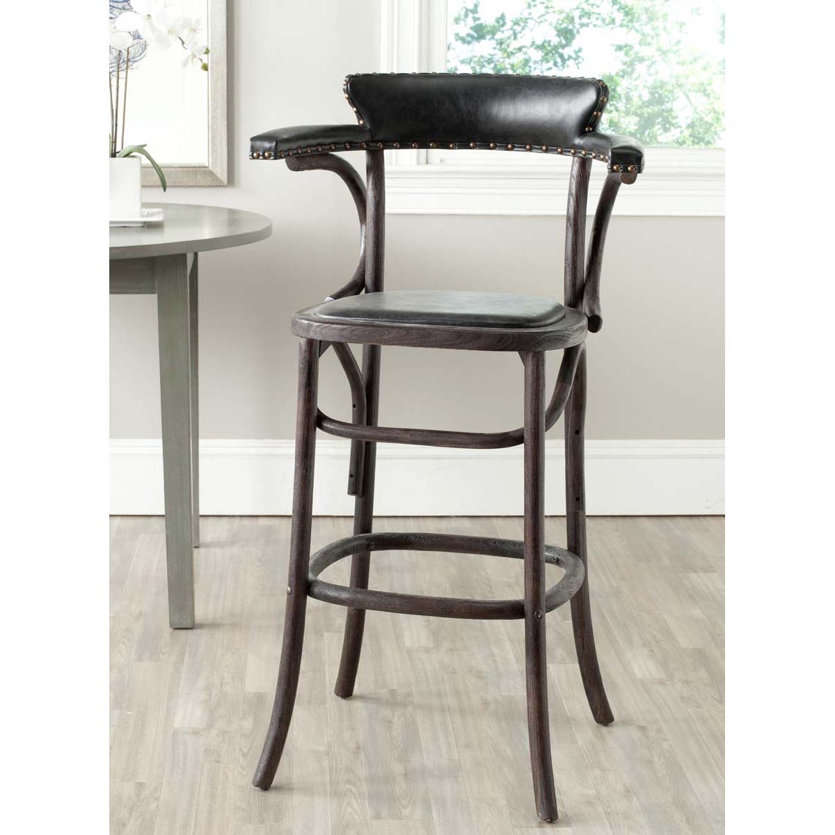 Safavieh Kenny Bar Stool , MCR4687 - Antique Black