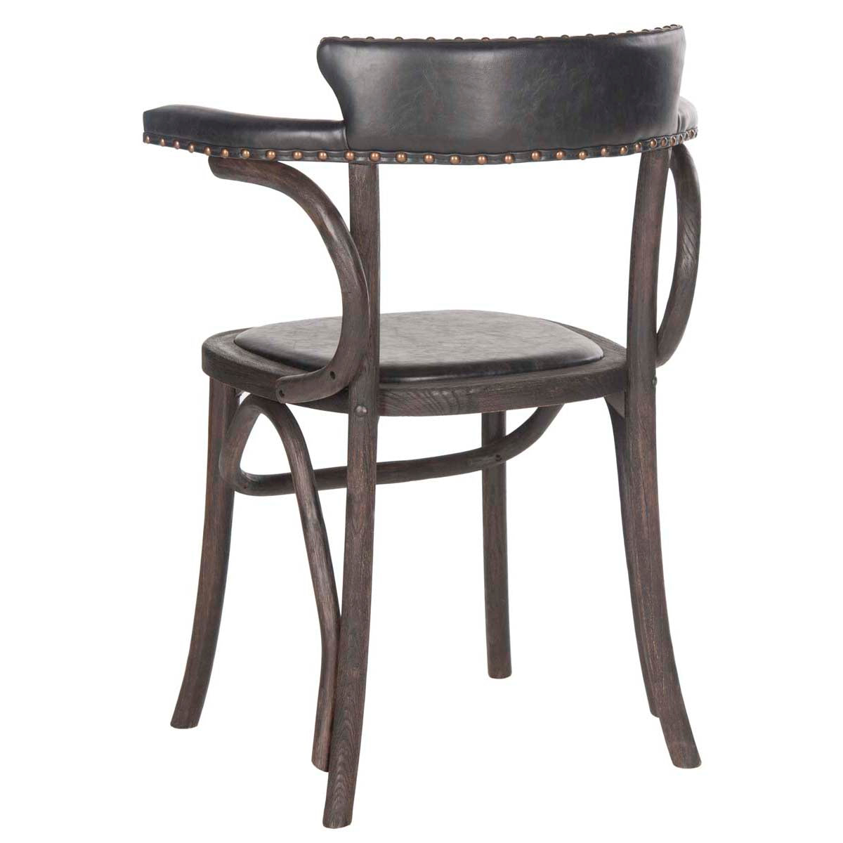 Safavieh Kenny 19''H Arm Chair , MCR4689 - Antique Black