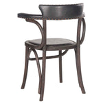 Safavieh Kenny 19''H Arm Chair , MCR4689 - Antique Black