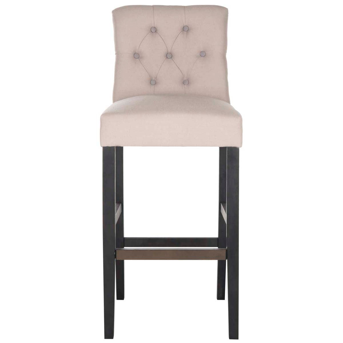 Safavieh Tiffany Tufted Bar Stool , MCR4695 - Taupe / Artic Grey