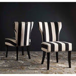 Safavieh Jappic 22''H  Kd Side Chairs (Set Of 2), MCR4706 - Black / White