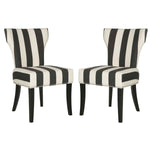 Safavieh Jappic 22''H  Kd Side Chairs (Set Of 2), MCR4706 - Black / White