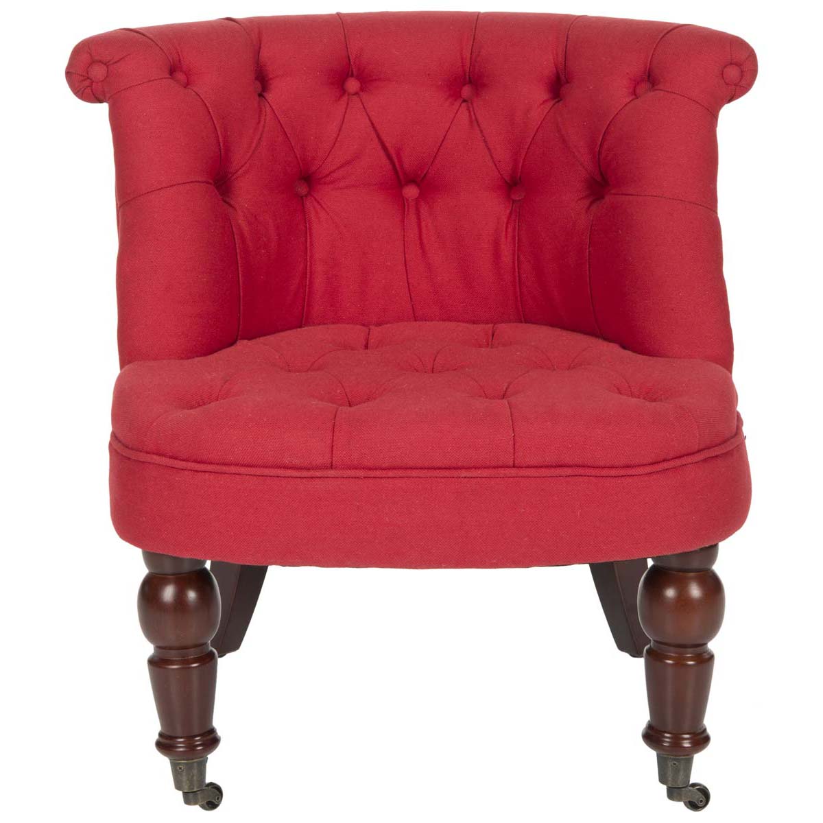 Safavieh Carlin Tufted Chair , MCR4711 - Cranberry