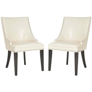 Safavieh Afton 20''H  Side Chair (Set Of 2)   Nickel Nail Heads, MCR4715