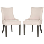 Safavieh Gretchen 20''H  Side Chair (Set Of 2)   Silver Nail Heads, MCR4718 - Taupe