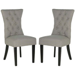 Safavieh Gretchen 21''H Tufted Side Chair (Set Of 2), MCR4719 - Granite