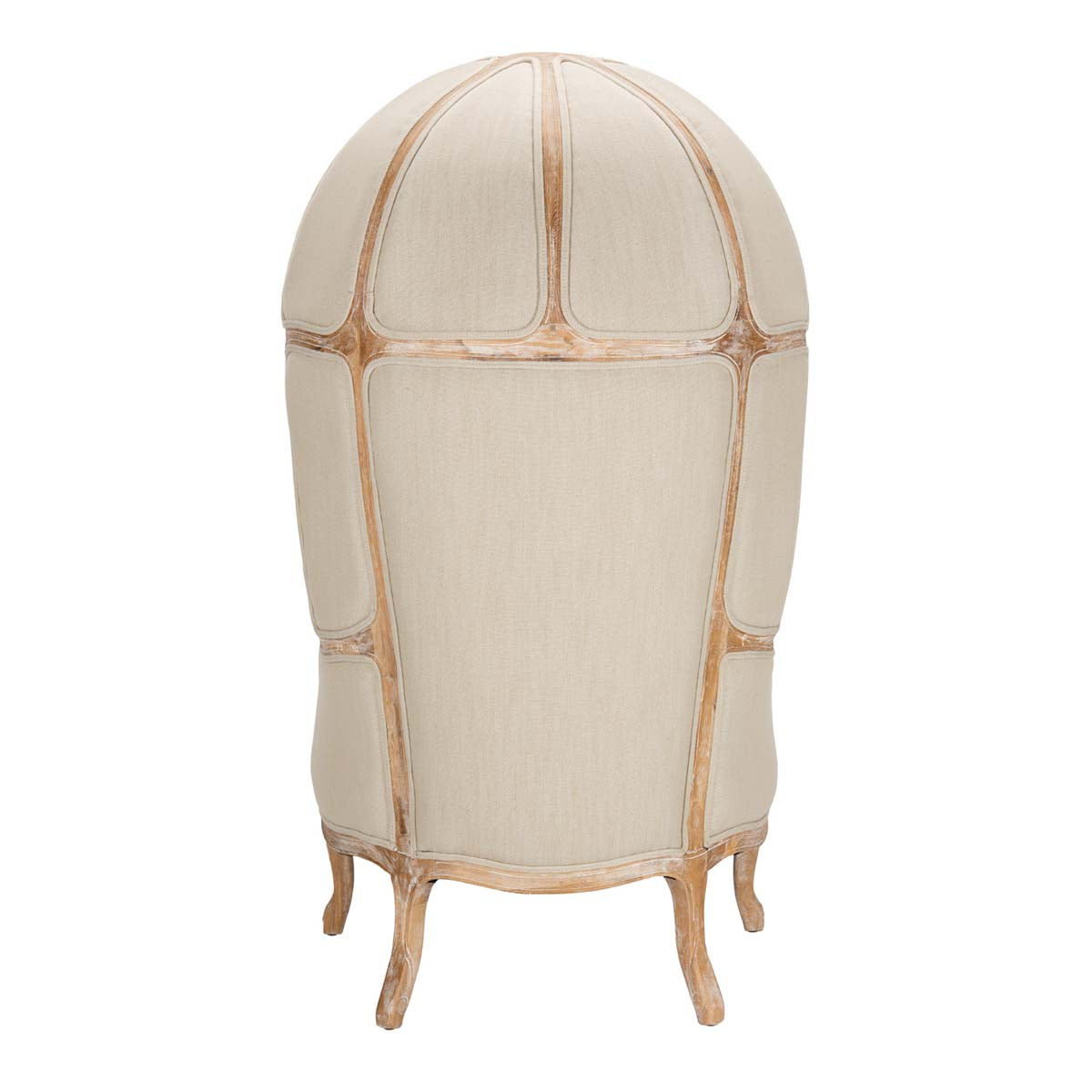 Safavieh Couture Sabine Natural Linen Balloon Chair , MCR4900