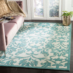 Safavieh Modern Art 635 Rug, MDA635 - Ivory / Light Blue