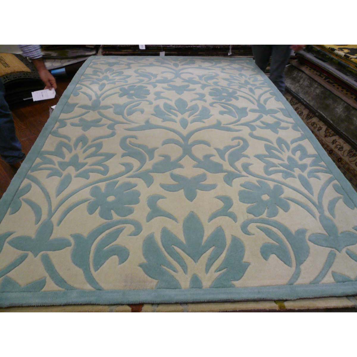 Safavieh Modern Art 635 Rug, MDA635 - Ivory / Light Blue