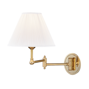Hudson Valley Lighting Signature No.1 1 Light Adjustable Wall Sconce