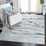 Safavieh Meadow 560 Rug, MDW560 - Light Grey / Blue