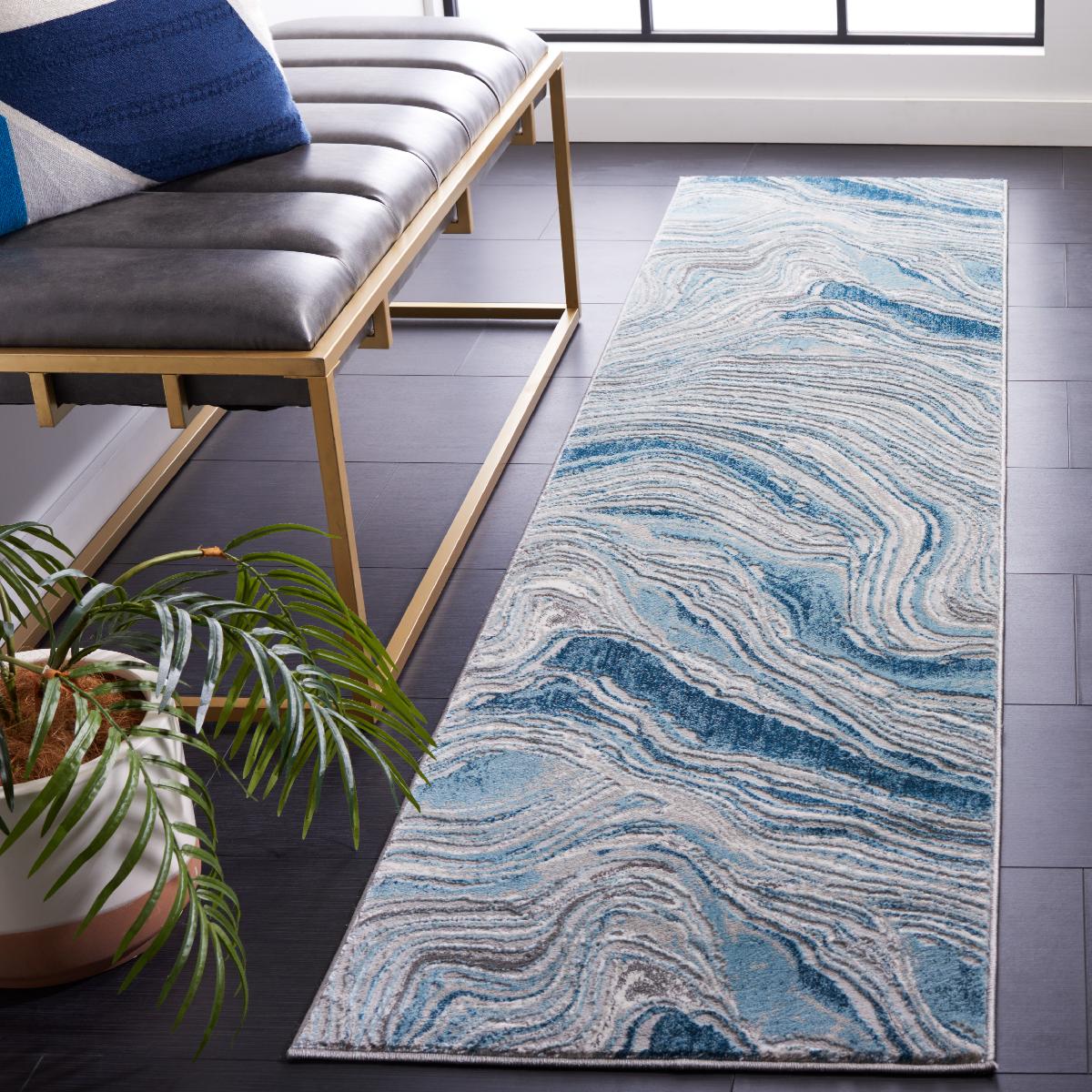 Safavieh Meadow 564 Rug, MDW564 - Blue / Grey