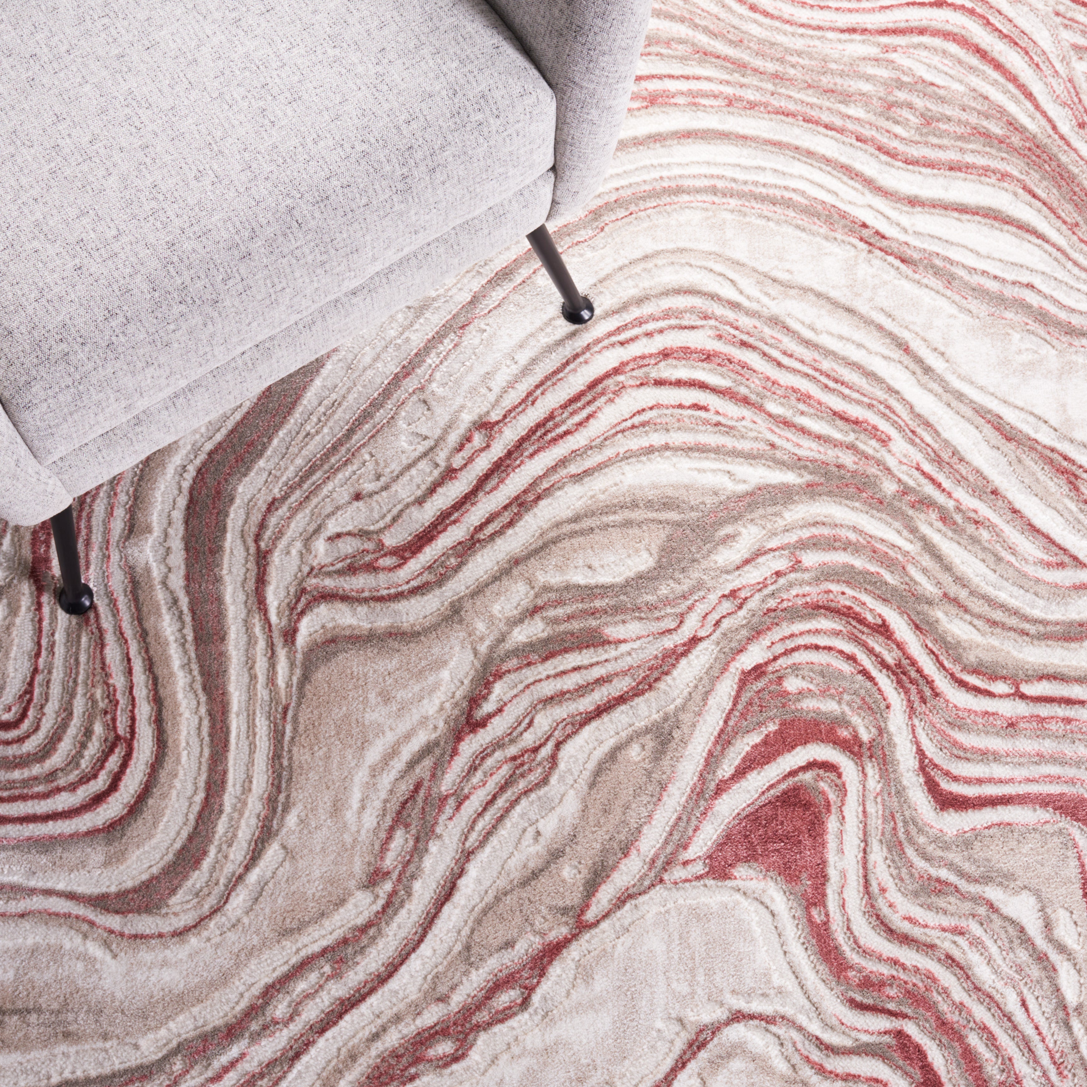 Safavieh Meadow 564 Rug, MDW564 - Pink / Beige