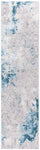 Safavieh Meadow 573 Rug, MDW573 - Light Grey / Blue